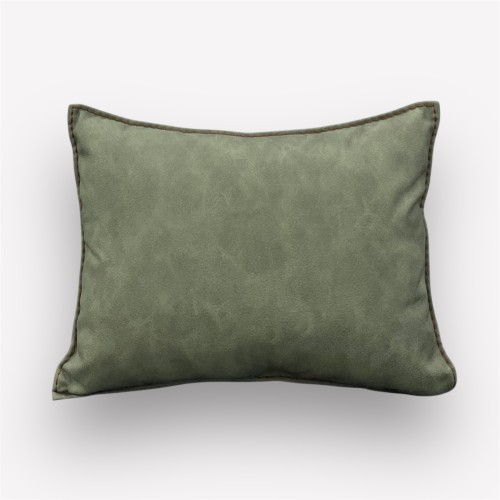 Подушка декоративная из искусственной замши, 50х40см, наволочка с молнией