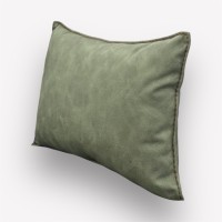 Подушка декоративная из искусственной замши, 50х40см, наволочка с молнией