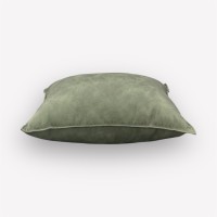 Подушка декоративная из искусственной замши, 50х40см, наволочка с молнией