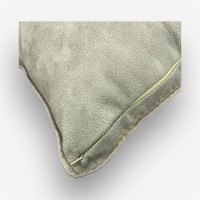 Подушка декоративная из искусственной замши, 50х40см, наволочка с молнией