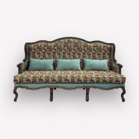 Трехместный диван Сезарина с ушами