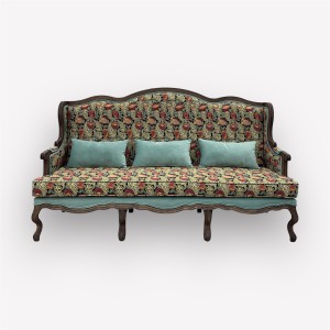 Интерьерный трехместный диван Сезарина массив бука s50-01