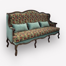 Интерьерный трехместный диван Сезарина массив бука s50-01