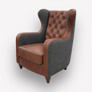 Каминное кресло Манхэттен натуральная кожа m30-01