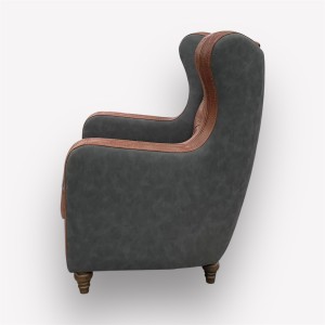 Каминное кресло Манхэттен натуральная кожа m30-01