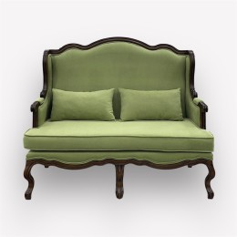 Интерьерный двухместный диван Сезарина массив бука s50-05