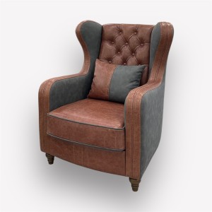 Каминное кресло Манхэттен натуральная кожа m30-01