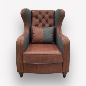 Каминное кресло Манхэттен натуральная кожа m30-01