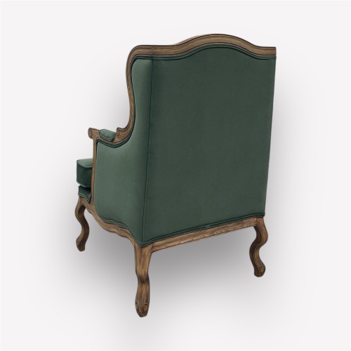 Интерьерное каминное кресло Сезарина с подушкой