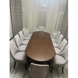 Обеденный стол Авангард овальный 250(+50)115 см a10-23