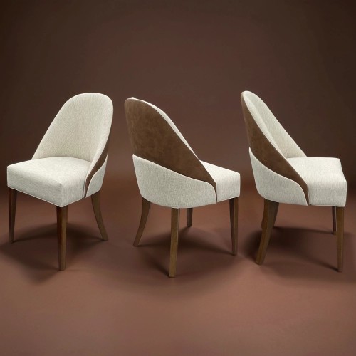 Стул Брамс мягкий без подлокотников, комбинированный