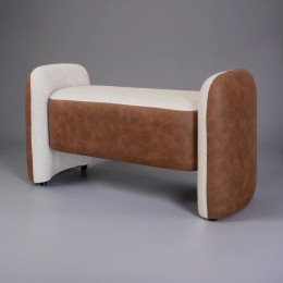 Банкетка Брамс мягкая комбинированная b60-01