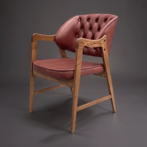 Интерьерное дизайнерское полукресло Престиж массив ясеня p30-02