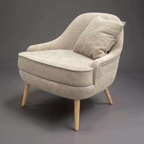 Интерьерное дизайнерское кресло Релакс (Relax) с подушкой