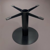 Подстолье обеденное Gross круглое металлическое, чёрное