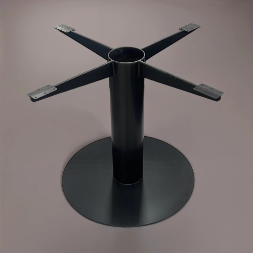 Подстолье обеденное Gross круглое металлическое, чёрное