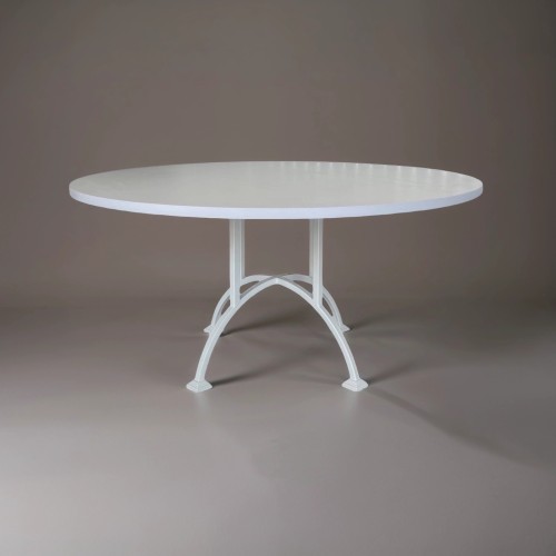 Стол обеденный банкетный круглый под длинную скатерть 180 см