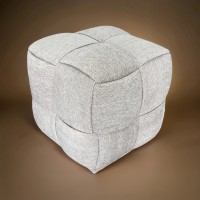 Дизайнерский плетеный пуфик Боттега мягкий