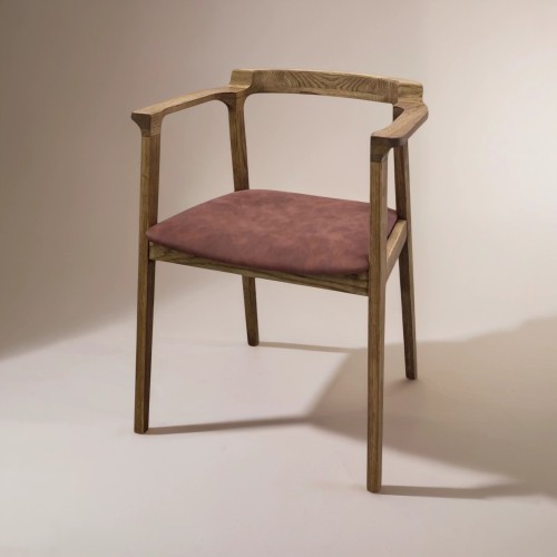 Стул Монти с подлокотниками массив дуба