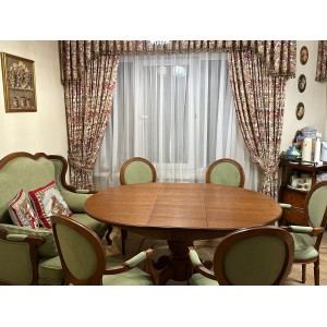 Интерьерный двухместный диван Сезарина массив бука s50-01