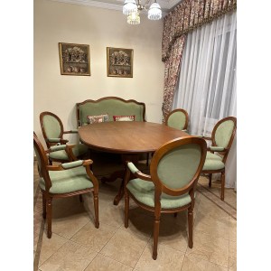 Интерьерный двухместный диван Сезарина массив бука s50-01