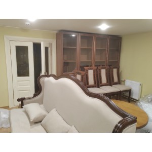 Интерьерный трехместный диван Сезарина массив бука s50-03