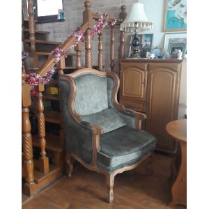 Каминное кресло Сезарина массив бука s30-09