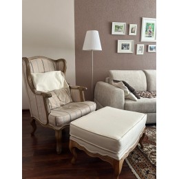 Пуфик Сезарина массив бука c40-13