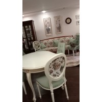 Стол Квартет овальный 130(+50)90 см массив бука, раздвижной